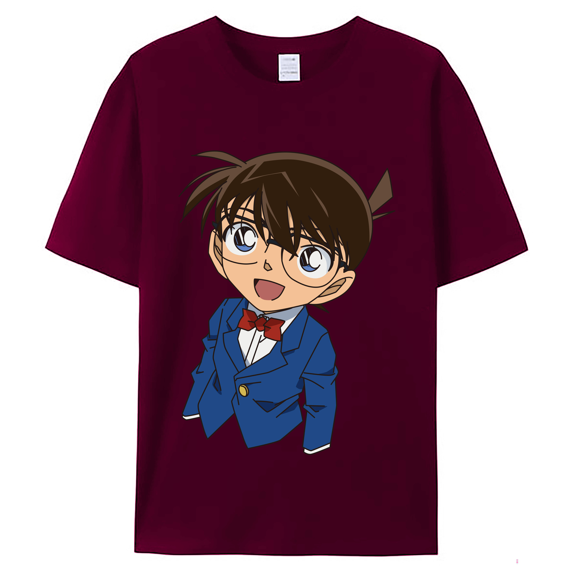 （画像用） 名探偵コナン 江戸川 コナン Detective Conan Conan Edogawa レディースカジュアルプリントTシャツ（綿100％）